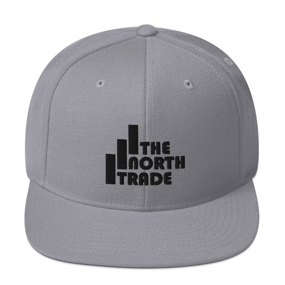 The North Trade Snapback Hat - Black Logo