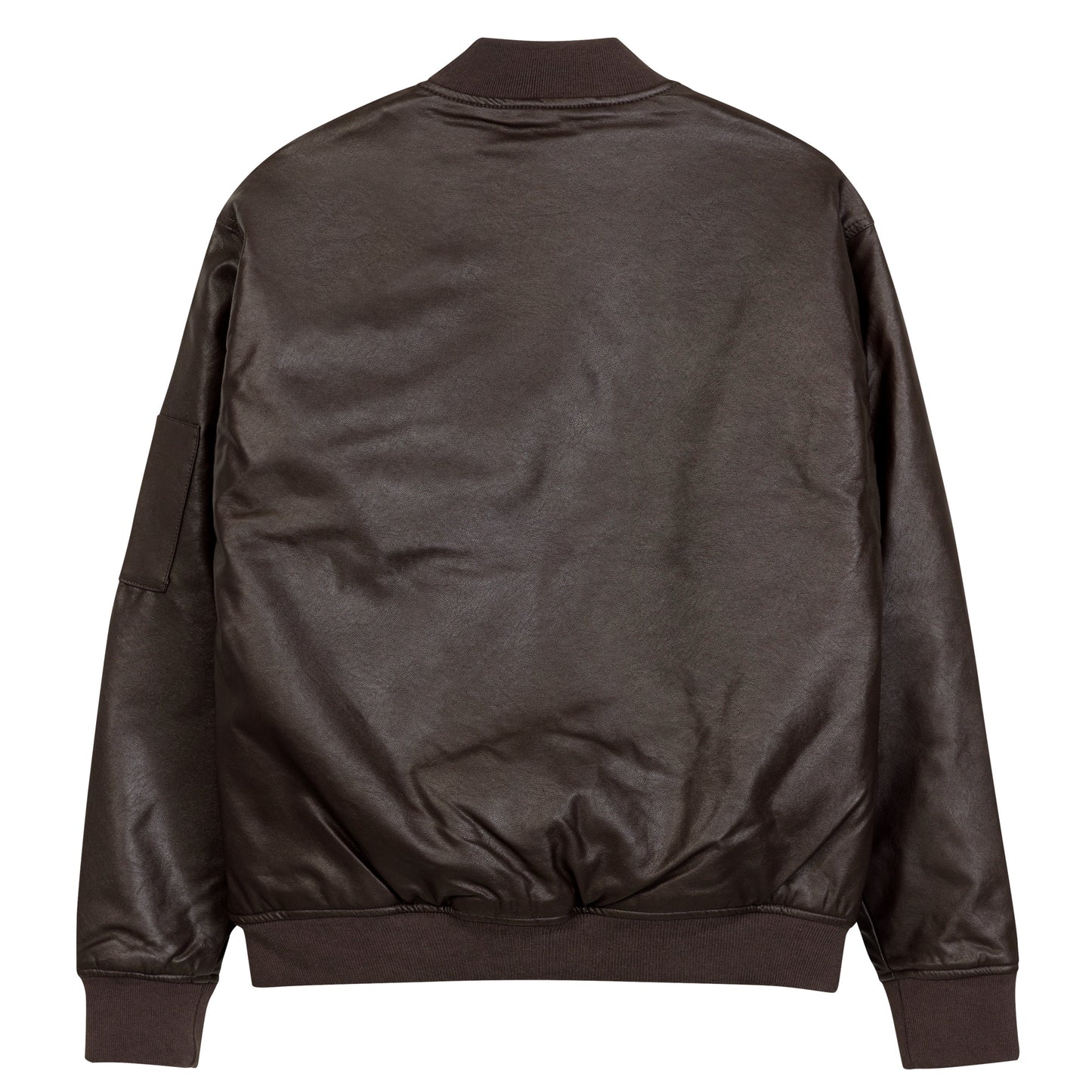 The North Trade Men's Leather Bomber Bullish Jacket